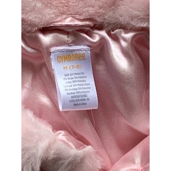 Gymboree Glamour Ballerina Pink Faux Fur Jacket Coat Sz 7 8 NWT!!!! - Picture 2 of 3